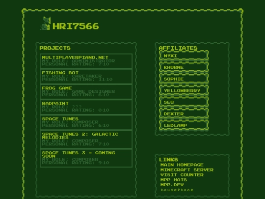 index screenshot