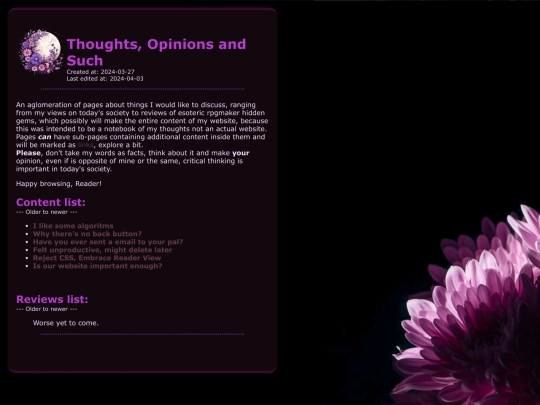 thoughts screenshot