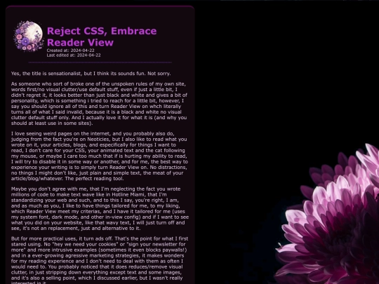 thoughts/readerview screenshot