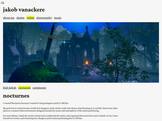 nocturnes-world screenshot