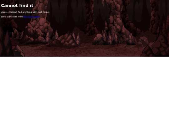 not_found screenshot