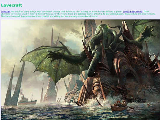 index screenshot