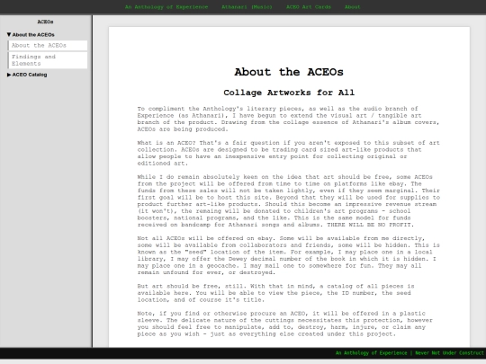 aboutACEO screenshot