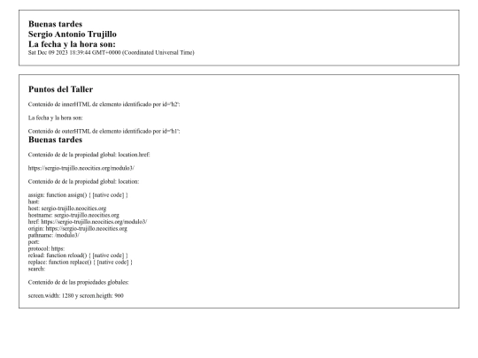 modulo3 screenshot