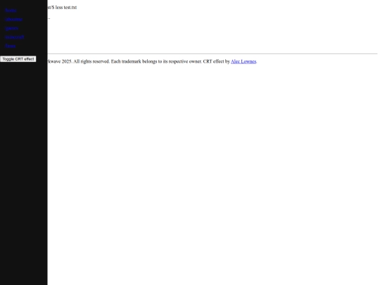 test screenshot