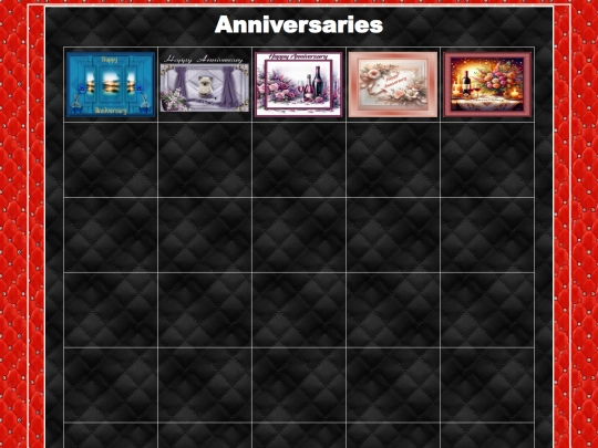 Anniversaries/Anniversaries screenshot