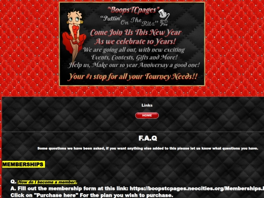 FAQ screenshot
