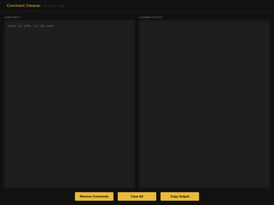 commentcleaner screenshot