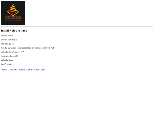 LinuxKBs/kb4installnginx screenshot