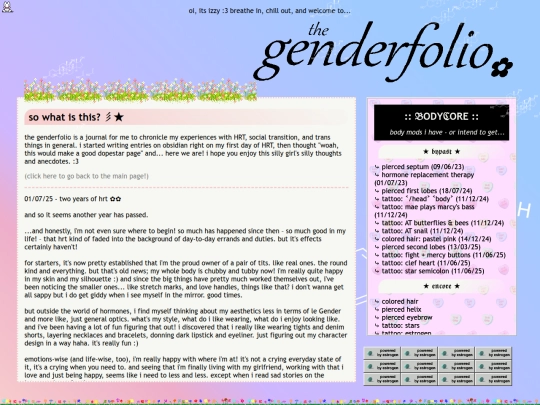 genderfolio screenshot