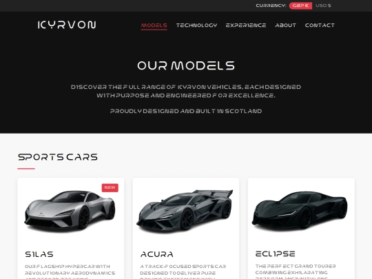 models screenshot