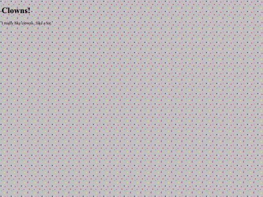 Clowns screenshot