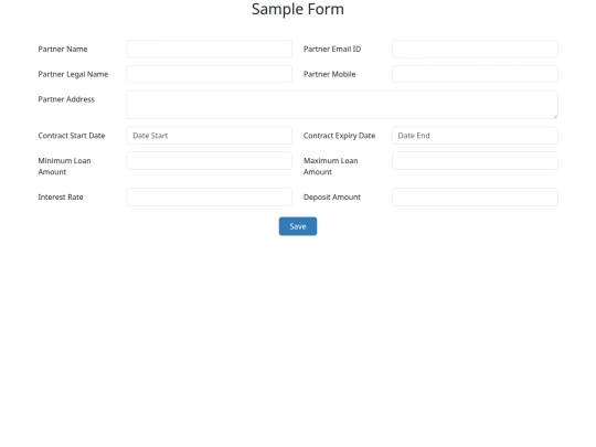 form table/form1 screenshot