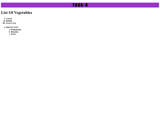 task 8/roam and alpha ordered list screenshot
