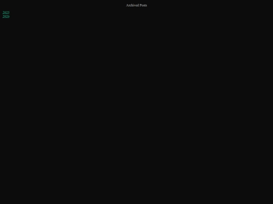 post_archive screenshot