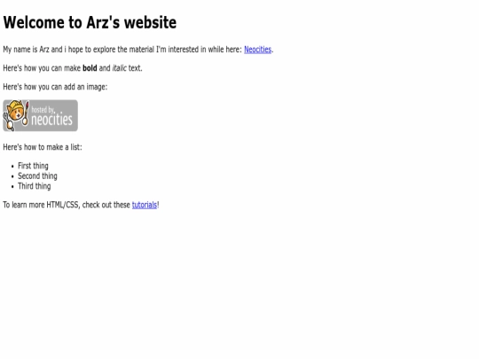 index screenshot