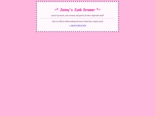 friends/jenny screenshot