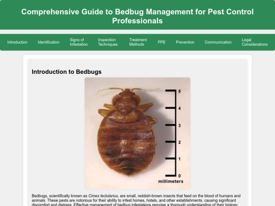 bedbug_management screenshot