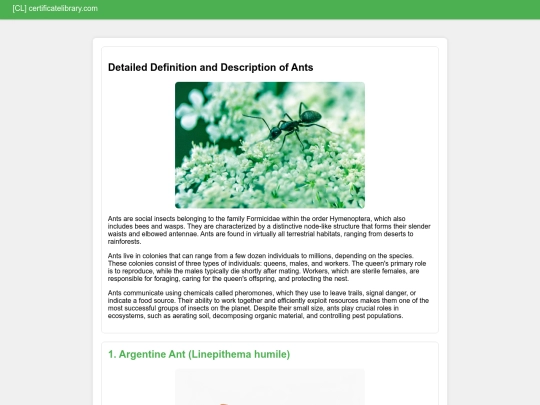 common_ants screenshot