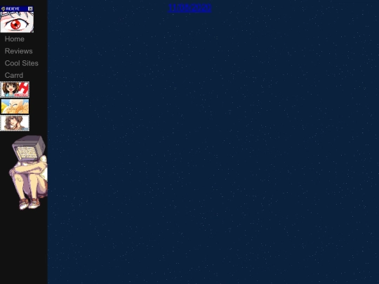 Blog screenshot