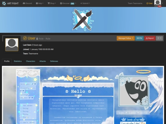 themes/angel screenshot