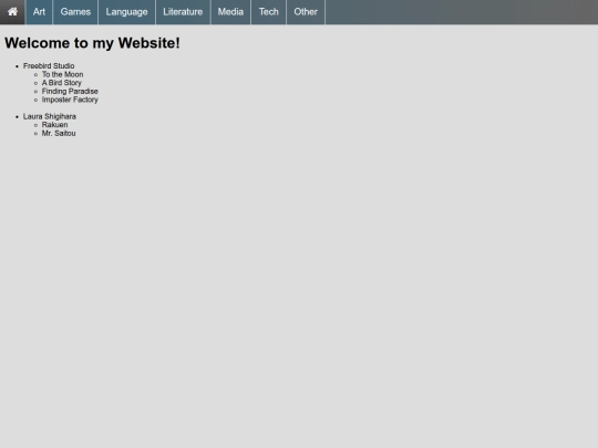 pages/games screenshot