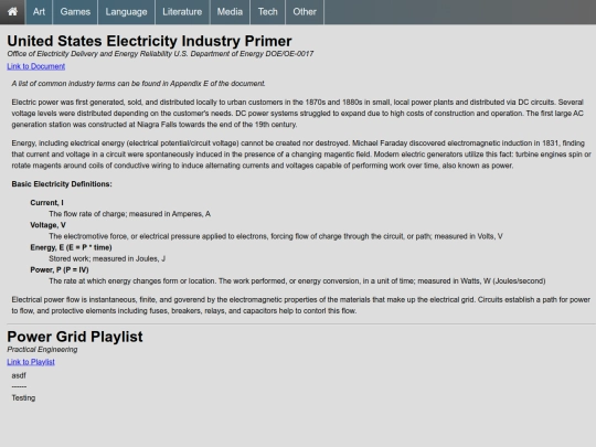 pages/tech/electricity screenshot