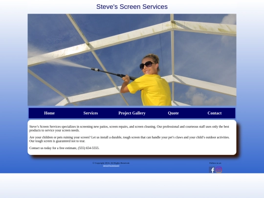 Fundamentals of Web Dev. Assignments/ch_10_labs/stevesindex10 screenshot