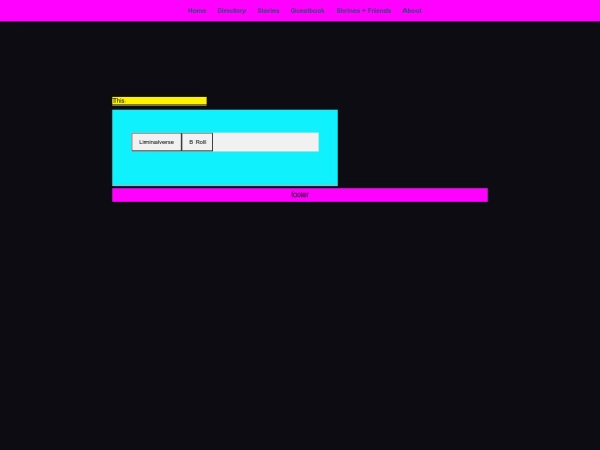 storieslanding screenshot