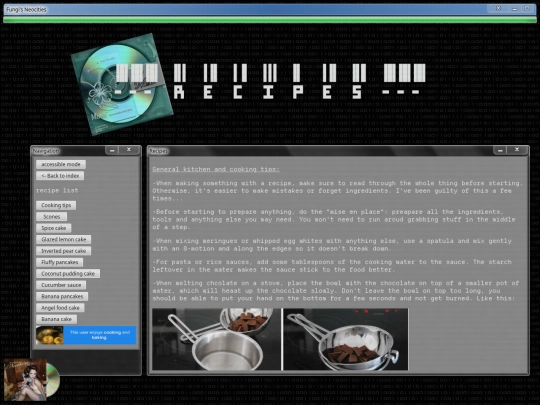 recipes screenshot