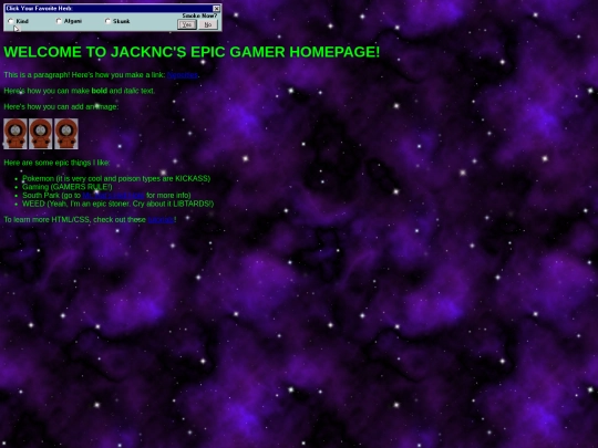 HomePage screenshot