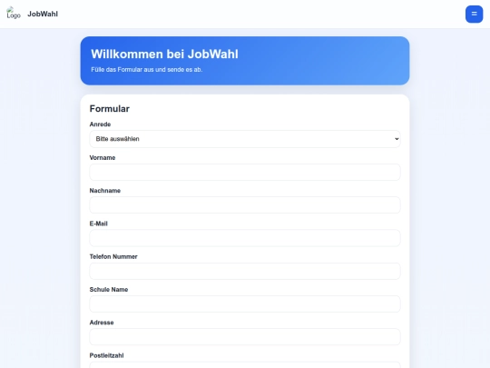Anmeldung screenshot