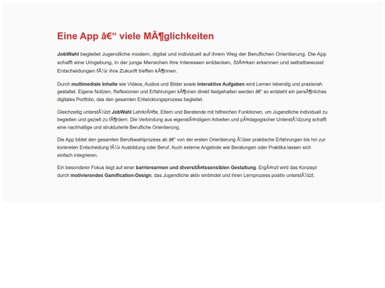 Die-JobWahl screenshot