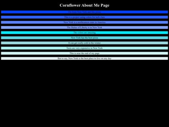 cornflowerblue screenshot