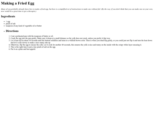 makingafriedegg screenshot