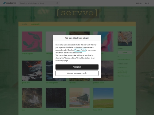 servvo screenshot
