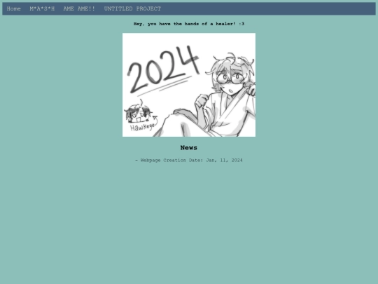 HOMEPAGE screenshot