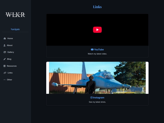 links screenshot
