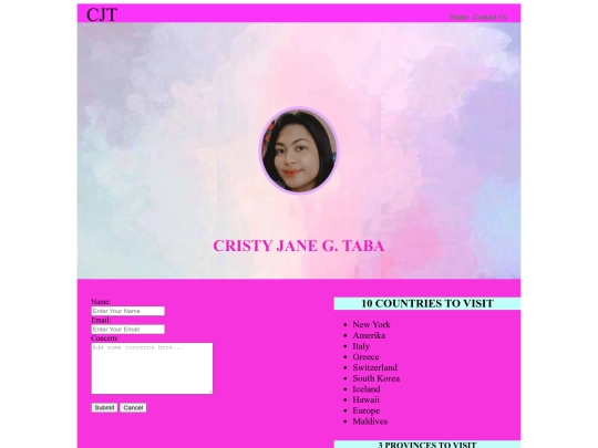 Contact us screenshot
