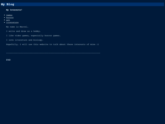 index screenshot