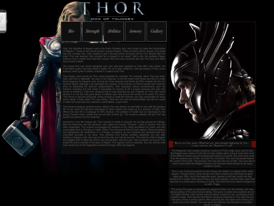 Thor screenshot