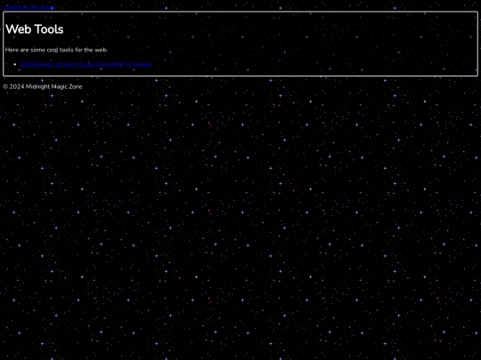 zones/web_tools screenshot