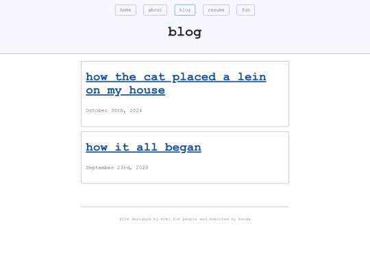 blog screenshot