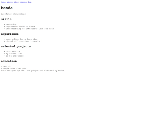 resume screenshot