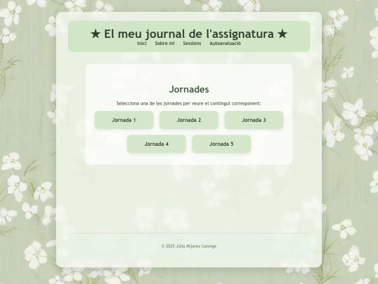 sessions/jornades screenshot