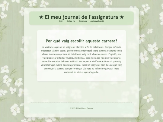 sobre/carrera screenshot