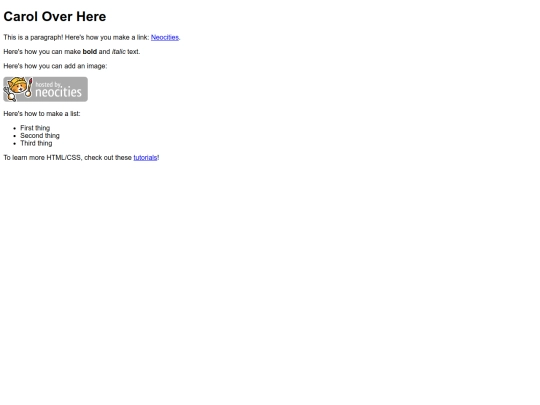 index screenshot