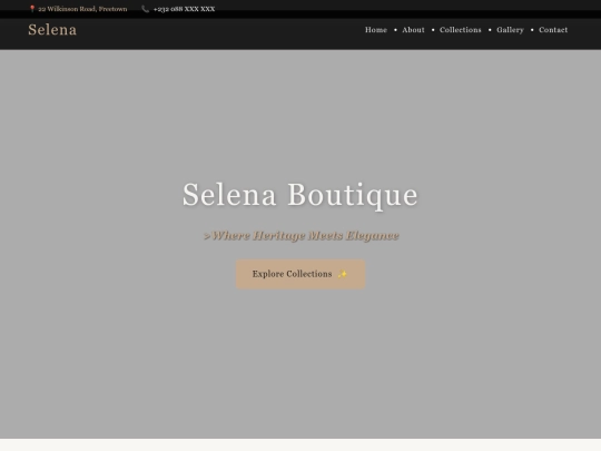 selena-fashion-boutique screenshot