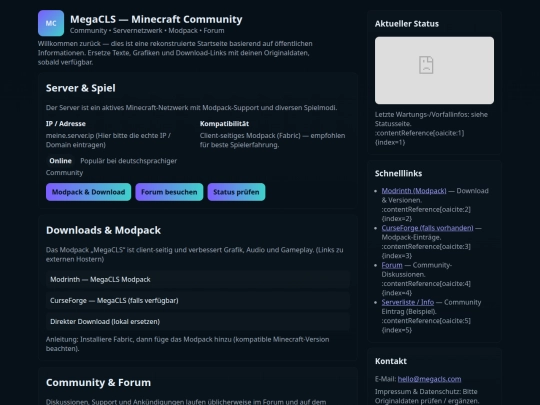 index screenshot