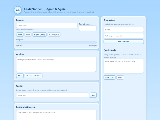 neocities_book_planner_index (1) screenshot